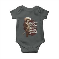 Emiliano Zapata Baby Onesie Mejor Morir De Pie Que Vivir Toda Una Vida Arrodillado - Wonder Print Shop