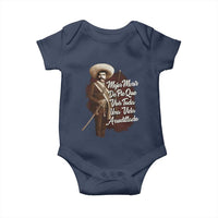 Emiliano Zapata Baby Onesie Mejor Morir De Pie Que Vivir Toda Una Vida Arrodillado - Wonder Print Shop