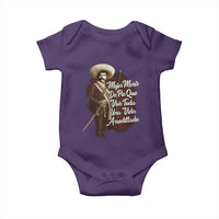 Emiliano Zapata Baby Onesie Mejor Morir De Pie Que Vivir Toda Una Vida Arrodillado - Wonder Print Shop