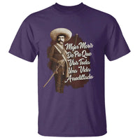 Emiliano Zapata T Shirt Mejor Morir De Pie Que Vivir Toda Una Vida Arrodillado - Wonder Print Shop