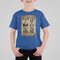 Latin America's Most Wanted Revolution Latino Hispanic Heritage T Shirt For Kid Wanted Sign - Wonder Print Shop