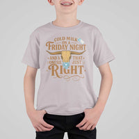 Funny Cold Milk On A Friday Night And A Onesie That Fits Just Right T Shirt For Kid Longhorn Cow Skull - Wonder Print Shop