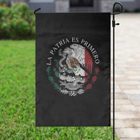 Mexican Pride Garden Flag La Patria Es Primero Coat Of Arms - Wonder Print Shop