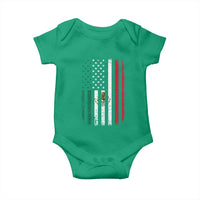 Mexican American Flag Mexican Roots Mexico America Baby Onesie - Wonder Print Shop