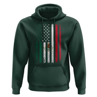 Mexican American Flag Mexican Roots Mexico America Hoodie - Wonder Print Shop