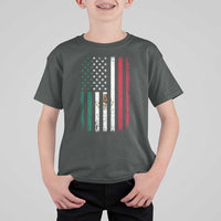 Mexican American Flag Mexican Roots Mexico America T Shirt For Kid - Wonder Print Shop