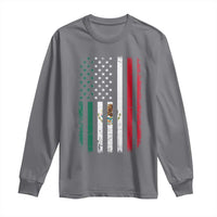 Mexican American Flag Mexican Roots Mexico America Long Sleeve Shirt - Wonder Print Shop