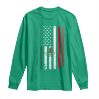 Mexican American Flag Mexican Roots Mexico America Long Sleeve Shirt - Wonder Print Shop