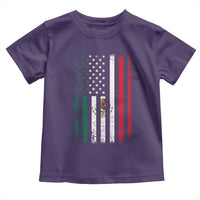 Mexican American Flag Mexican Roots Mexico America Toddler T Shirt - Wonder Print Shop