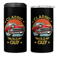 Funny Classic Old Guy 4 in 1 Can Cooler Tumbler Humor Saying Classic Car Lover - Wonder Print Shop