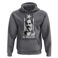 Pedro Albizu Campos Hoodie El Maestro Black Puerto Rico Flag - Wonder Print Shop