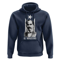 Pedro Albizu Campos Hoodie El Maestro Black Puerto Rico Flag - Wonder Print Shop