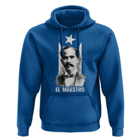 Pedro Albizu Campos Hoodie El Maestro Black Puerto Rico Flag - Wonder Print Shop