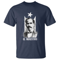 Pedro Albizu Campos T Shirt El Maestro Black Puerto Rico Flag - Wonder Print Shop