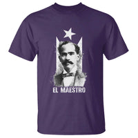 Pedro Albizu Campos T Shirt El Maestro Black Puerto Rico Flag - Wonder Print Shop