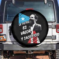 Pedro Albizu Campos Spare Tire Cover La Patria Es Valor Y Sacrificio Puerto Rican Leader - Wonder Print Shop