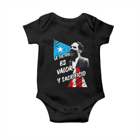 Pedro Albizu Campos Baby Onesie La Patria Es Valor Y Sacrificio Puerto Rican Leader - Wonder Print Shop