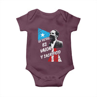 Pedro Albizu Campos Baby Onesie La Patria Es Valor Y Sacrificio Puerto Rican Leader - Wonder Print Shop