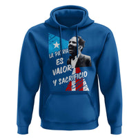 Pedro Albizu Campos Hoodie La Patria Es Valor Y Sacrificio Puerto Rican Leader - Wonder Print Shop