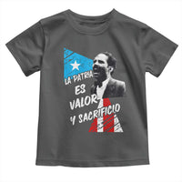 Pedro Albizu Campos Toddler T Shirt La Patria Es Valor Y Sacrificio Puerto Rican Leader - Wonder Print Shop