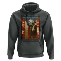 Pedro Albizu Campos Hoodie Yo Soy Boricua Vintage Puerto Rican Flag - Wonder Print Shop