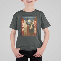 Pedro Albizu Campos T Shirt For Kid Yo Soy Boricua Vintage Puerto Rican Flag - Wonder Print Shop