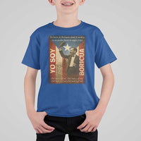 Pedro Albizu Campos T Shirt For Kid Yo Soy Boricua Vintage Puerto Rican Flag - Wonder Print Shop