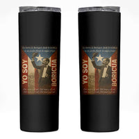 Pedro Albizu Campos Skinny Tumbler Yo Soy Boricua Vintage Puerto Rican Flag - Wonder Print Shop