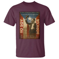 Pedro Albizu Campos T Shirt Yo Soy Boricua Vintage Puerto Rican Flag - Wonder Print Shop