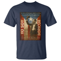 Pedro Albizu Campos T Shirt Yo Soy Boricua Vintage Puerto Rican Flag - Wonder Print Shop
