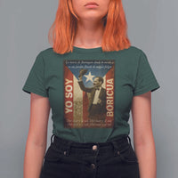 Pedro Albizu Campos T Shirt For Women Yo Soy Boricua Vintage Puerto Rican Flag - Wonder Print Shop