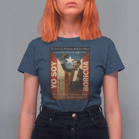 Pedro Albizu Campos T Shirt For Women Yo Soy Boricua Vintage Puerto Rican Flag - Wonder Print Shop