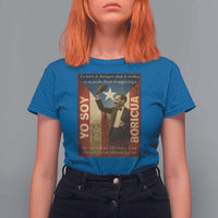 Pedro Albizu Campos T Shirt For Women Yo Soy Boricua Vintage Puerto Rican Flag - Wonder Print Shop