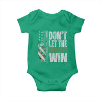 Don't Let The Hard Days Win Baby Onesie Inspirational Mental Health Gun Camo American Flag - Wonder Print Shop