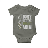 Don't Let The Hard Days Win Baby Onesie Inspirational Mental Health Gun Camo American Flag - Wonder Print Shop