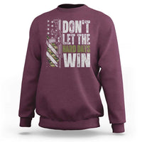 Don't Let The Hard Days Win Sweatshirt Inspirational Mental Health Gun Camo American Flag - Wonder Print Shop