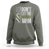 Don't Let The Hard Days Win Sweatshirt Inspirational Mental Health Gun Camo American Flag - Wonder Print Shop