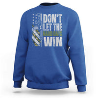 Don't Let The Hard Days Win Sweatshirt Inspirational Mental Health Gun Camo American Flag - Wonder Print Shop