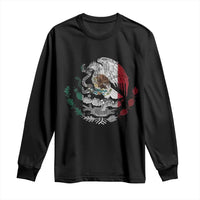 Mexico Coat Of Arms Mexican Flag Seal Symbol Long Sleeve Shirt - Wonder Print Shop
