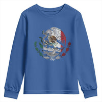 Mexico Coat Of Arms Mexican Flag Seal Symbol Youth Sweatshirt - Wonder Print Shop