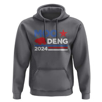 Funny Moo Deng 2024 Hoodie Star Striped