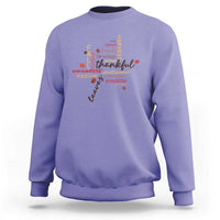 Thanksgiving Maple Leaf Fall Season Sweatshirt - Wonder Print Shop