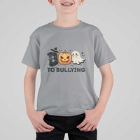Halloween Unity Day T Shirt For Kid Boo To Bullying Anti Bullying Awareness Ghost Pumpkin - Wonder Print Shop