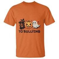 Halloween Unity Day T Shirt Boo To Bullying Anti Bullying Awareness Ghost Pumpkin - Wonder Print Shop