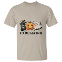 Halloween Unity Day T Shirt Boo To Bullying Anti Bullying Awareness Ghost Pumpkin - Wonder Print Shop