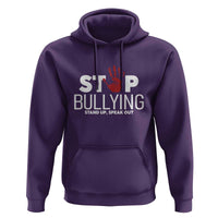 Anti Bullying Awareness Hoodie Stop Bullying Stand Up Speak Out Hand Prints