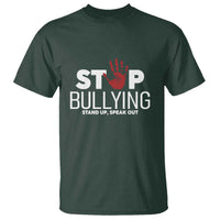 Anti Bullying Awareness T Shirt Stop Bullying Stand Up Speak Out Hand Prints - Wonder Print Shop