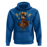 Funny F Caw F Thanksgiving Turkey Hoodie Poultry Humor - Wonder Print Shop
