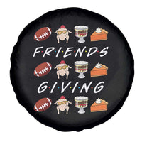 Funny Thanksgiving Thankful Friends Giving Party Spare Tire Cover - Wonder Print Shop