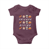 Funny Thanksgiving Thankful Friends Giving Party Baby Onesie - Wonder Print Shop